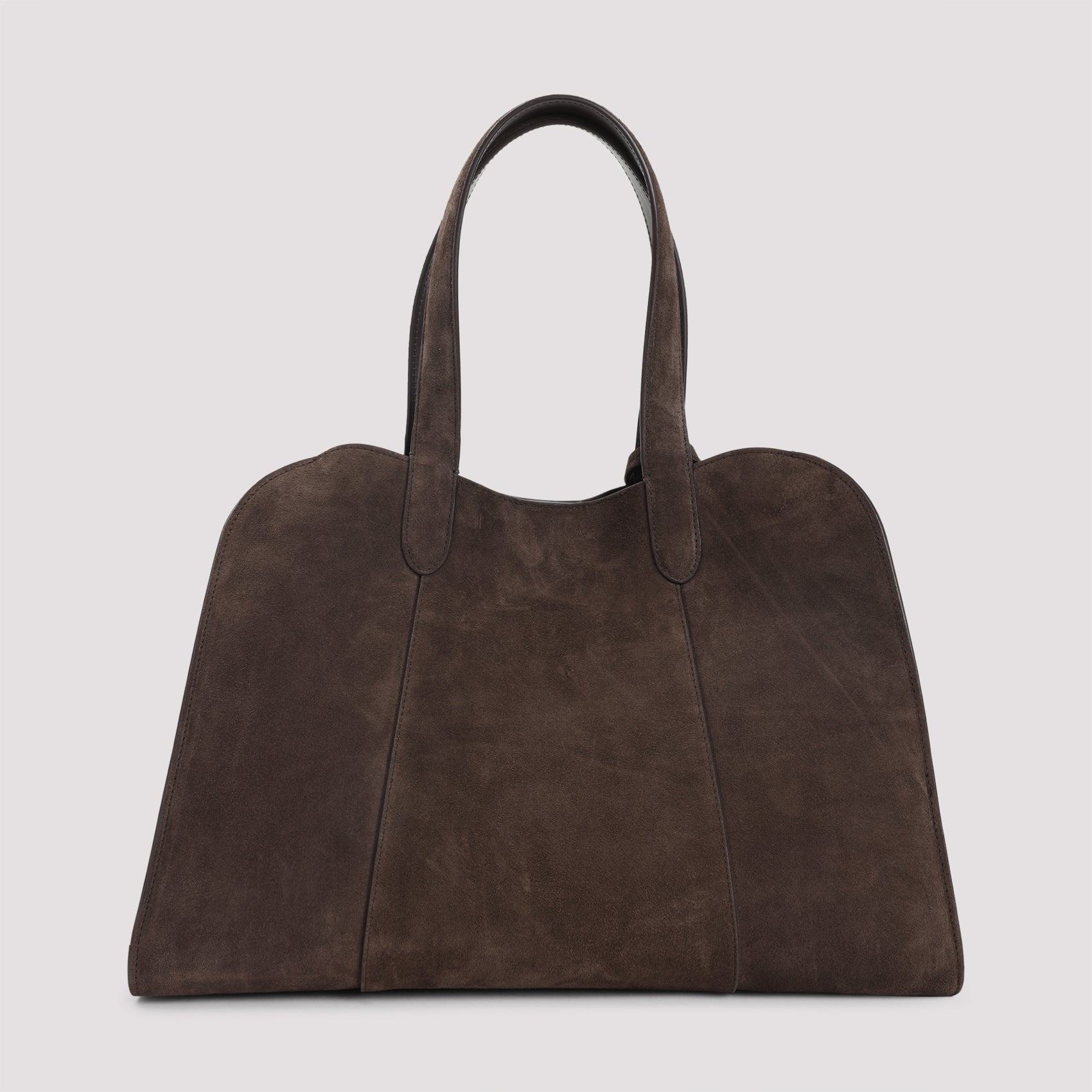 GIORGIO ARMANI Suede Leather Handbag - W:38CM H:27CM D:20CM