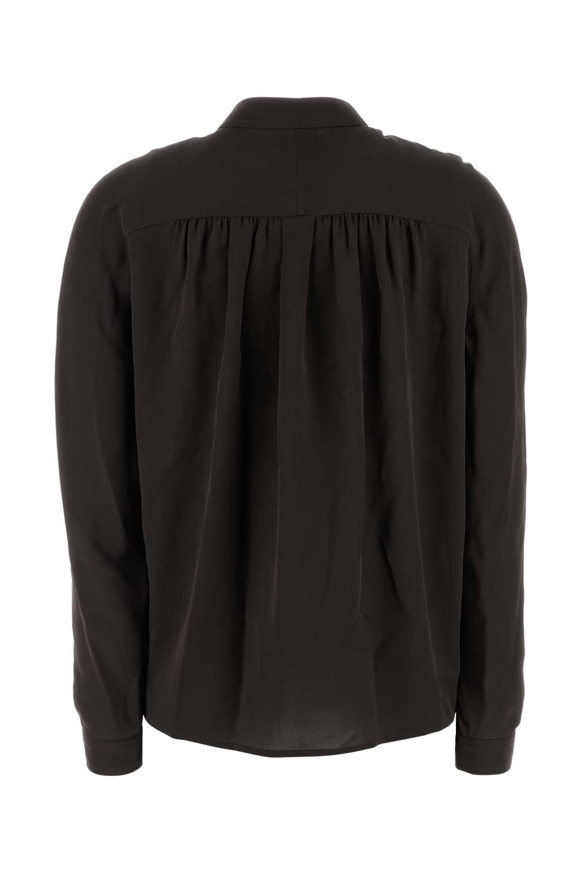 GIORGIO ARMANI Silk Button Detail Shirt