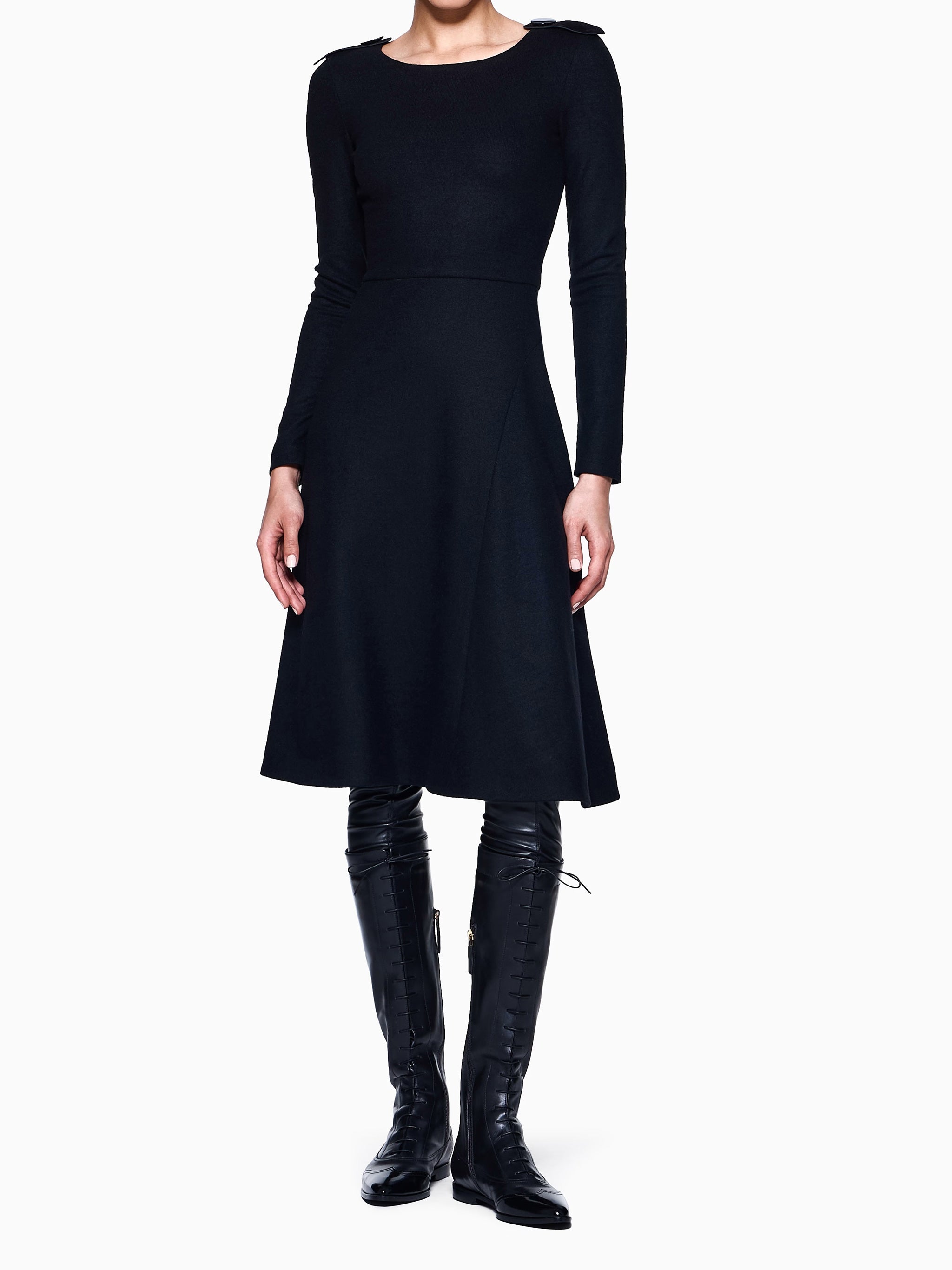 GIORGIO ARMANI Elegant Wool Dress for Women - FW25