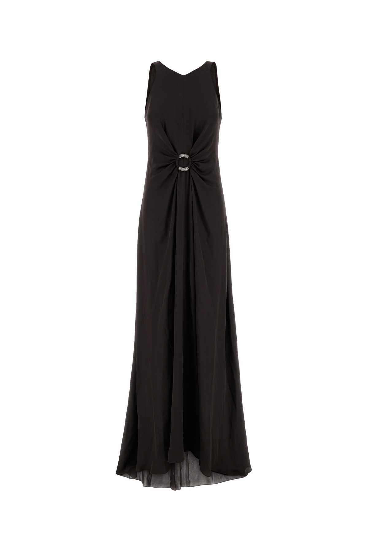 GIORGIO ARMANI Elegant Long Dress with Jewel Detail