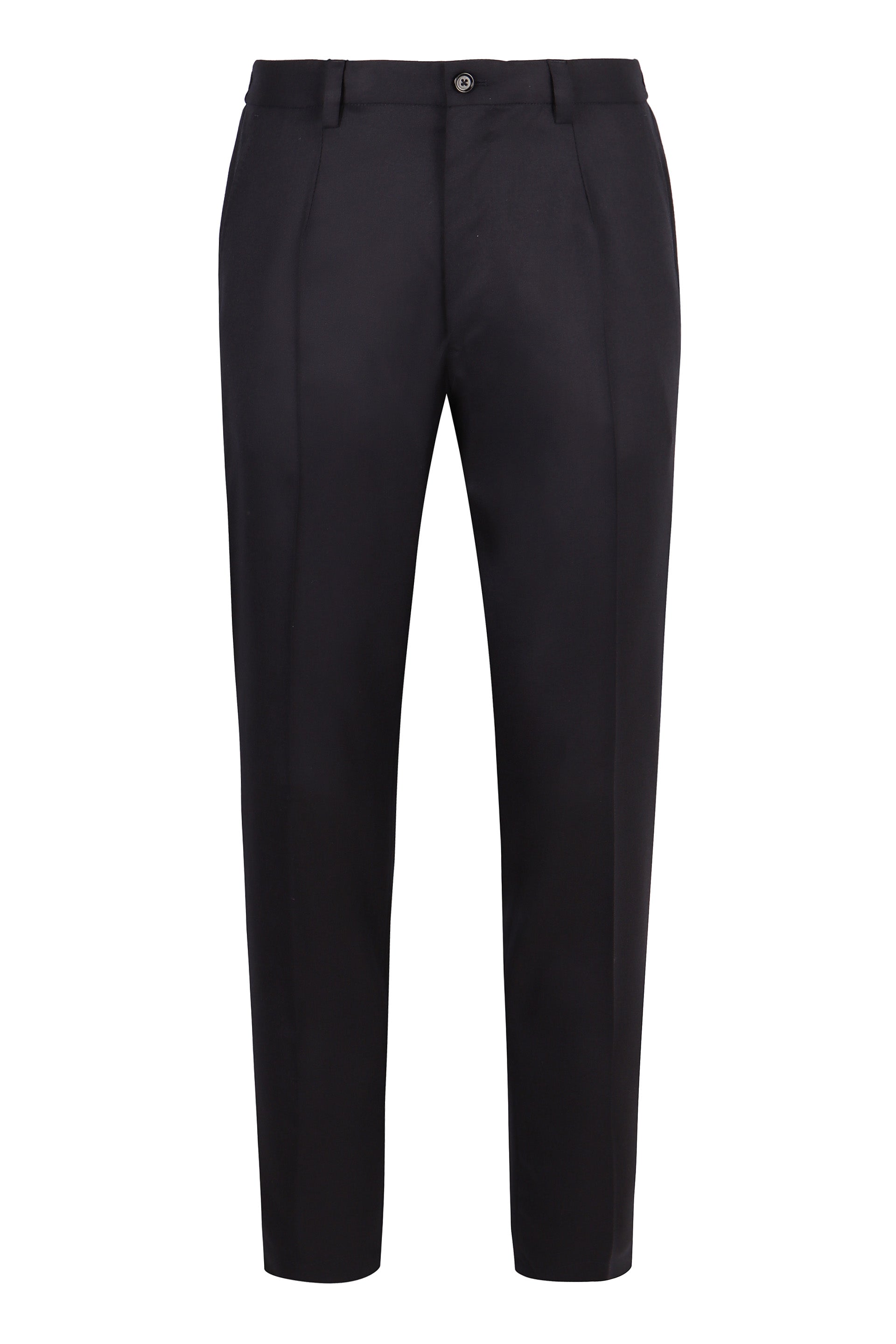DOLCE & GABBANA Mid-Rise Wool Chino Trousers