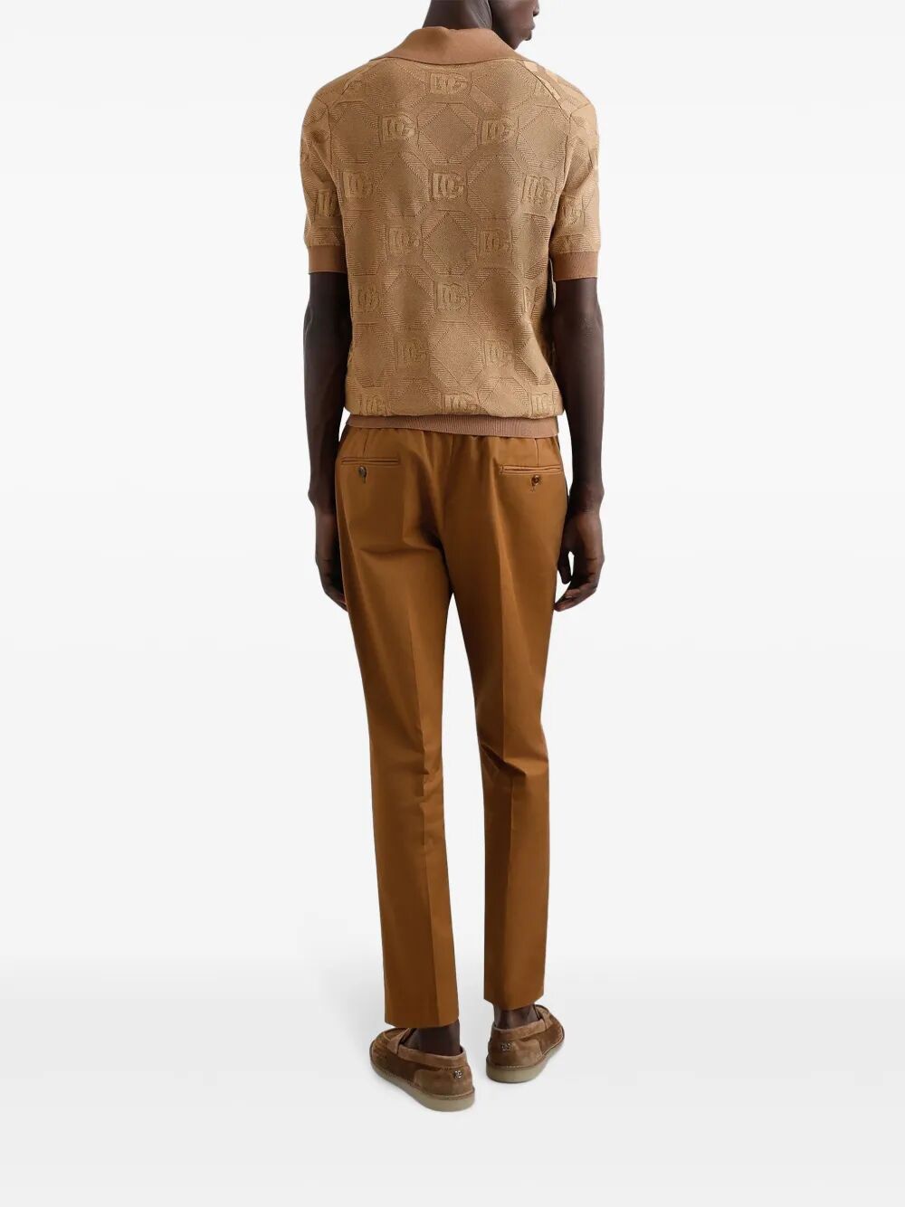 DOLCE & GABBANA Tailored Cotton Trousers for Men - SS25 Collection