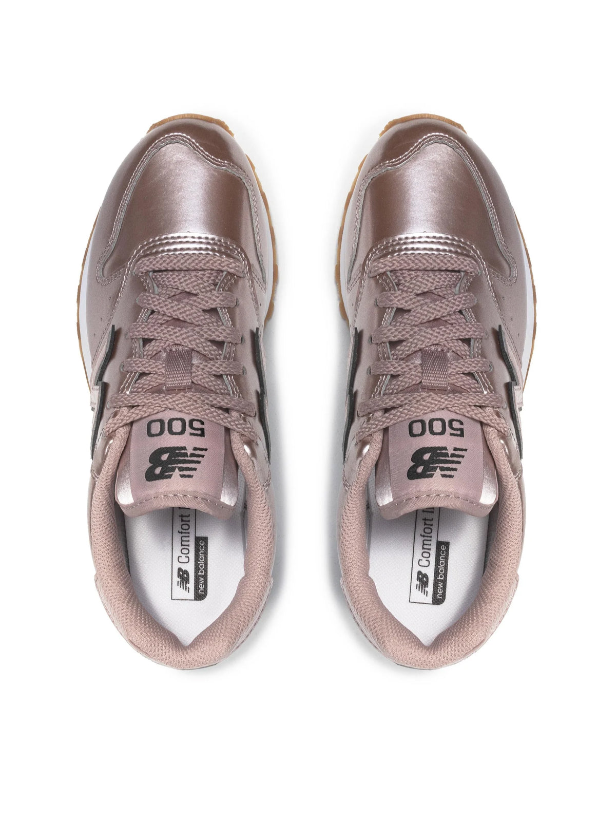 NEW BALANCE Women’s 500V1 Metallic Low Top Sneakers