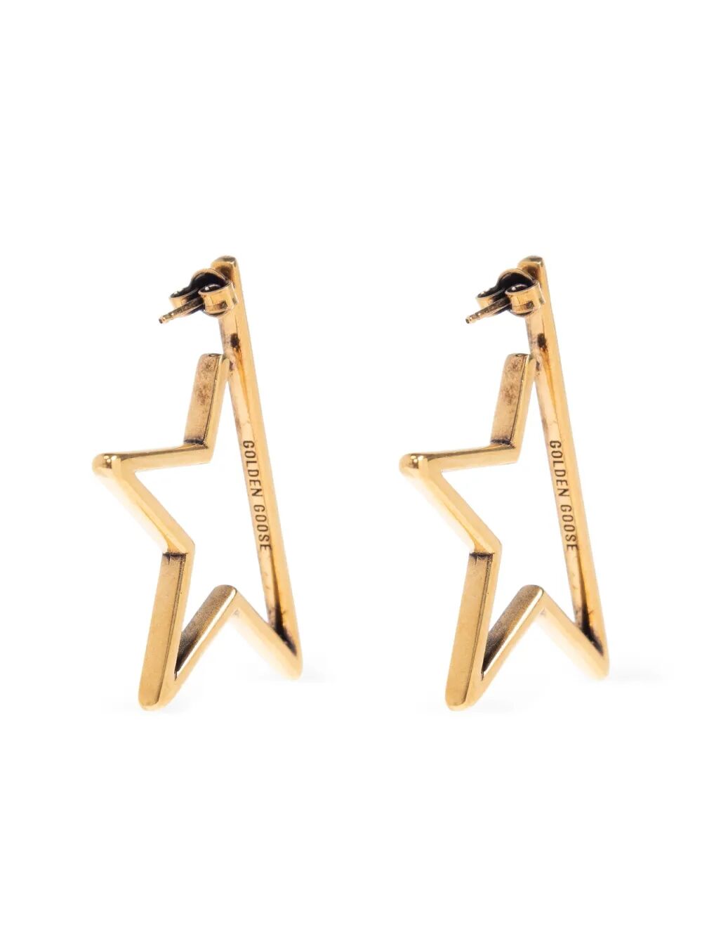 GOLDEN GOOSE Outline Star Mini Earrings