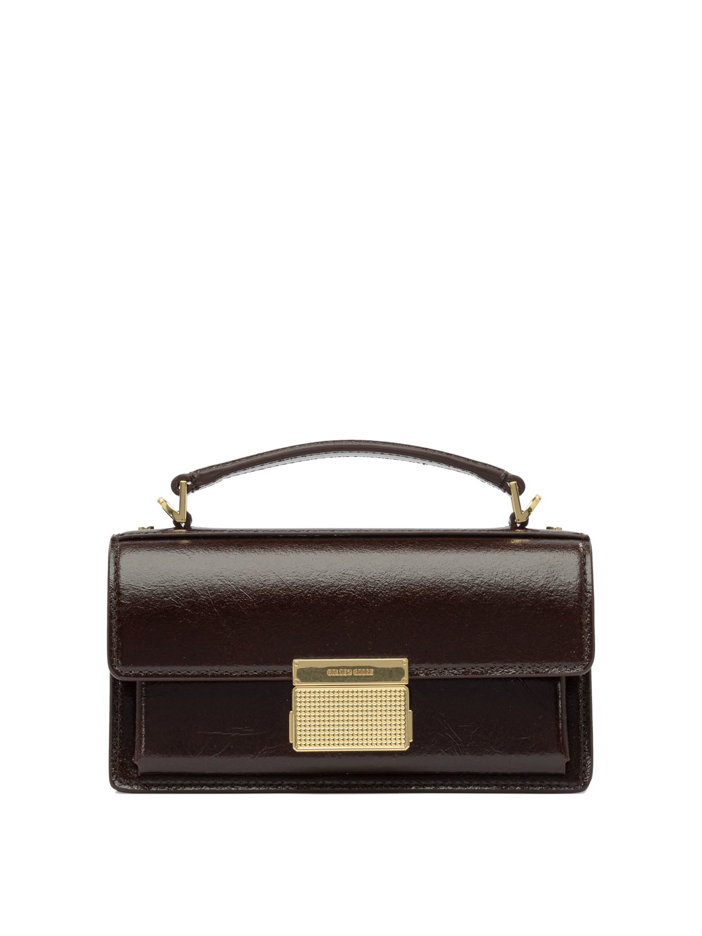 GOLDEN GOOSE Mini Leather Handbag with Adjustable Strap