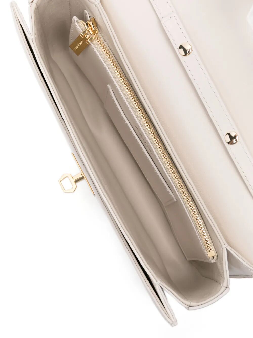 GOLDEN GOOSE Mini Handbag with Palmellato Leather and Gold Metal Details