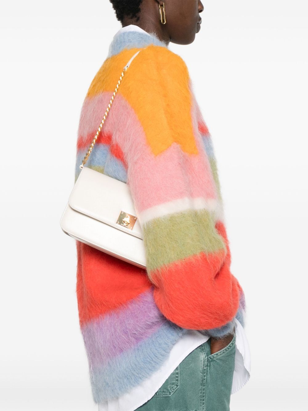 GOLDEN GOOSE Mini Chic Leather Crossbody Handbag