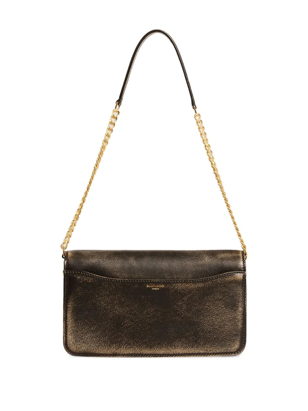 GOLDEN GOOSE Distressed Bull Leather Handbag