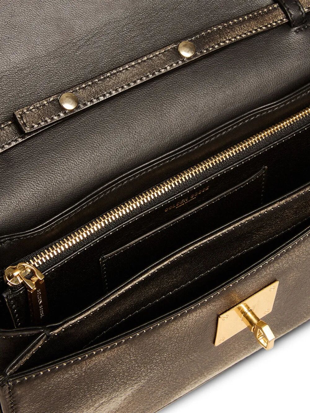 GOLDEN GOOSE Distressed Bull Leather Handbag