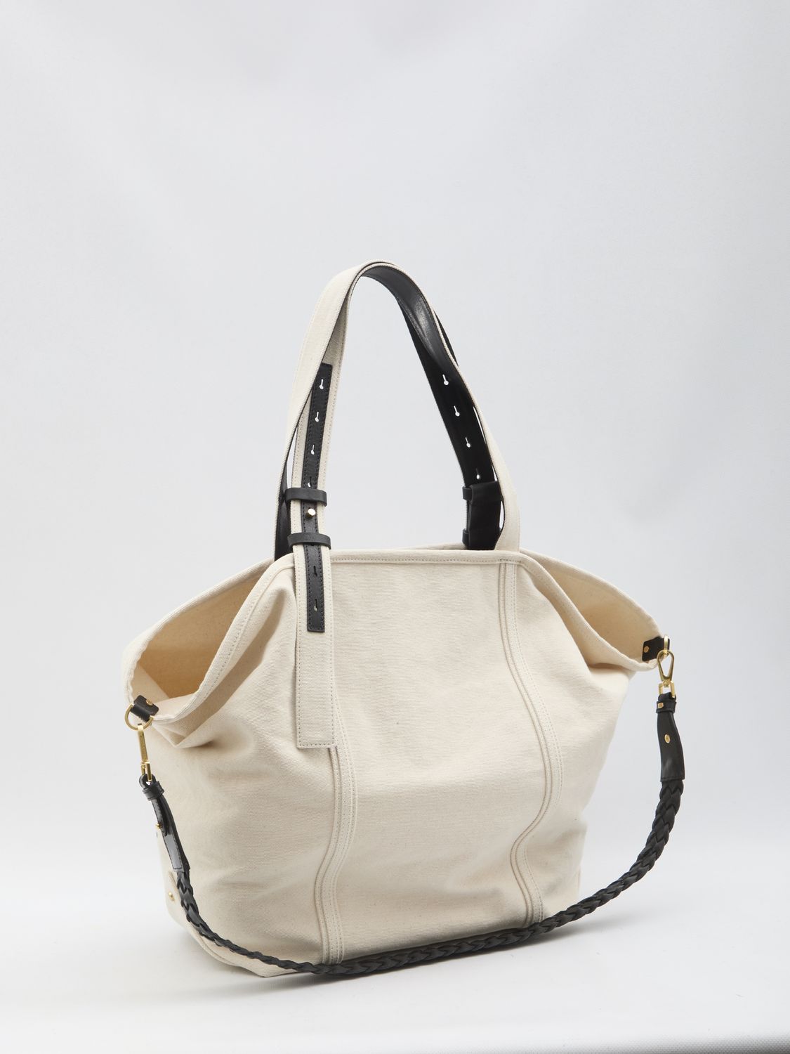 GOLDEN GOOSE Canvas Shopping Handbag 34x60x16cm