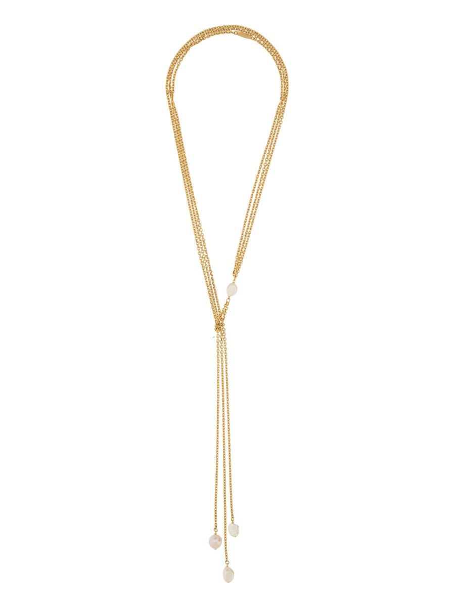 GOLDEN GOOSE Elegant Pearl Necklace
