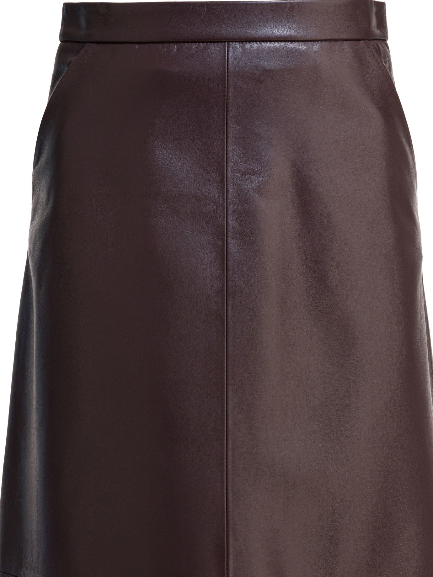 FURLING BY GIANI Elegant Leather Mini Skirt for Women - FW25 Collection