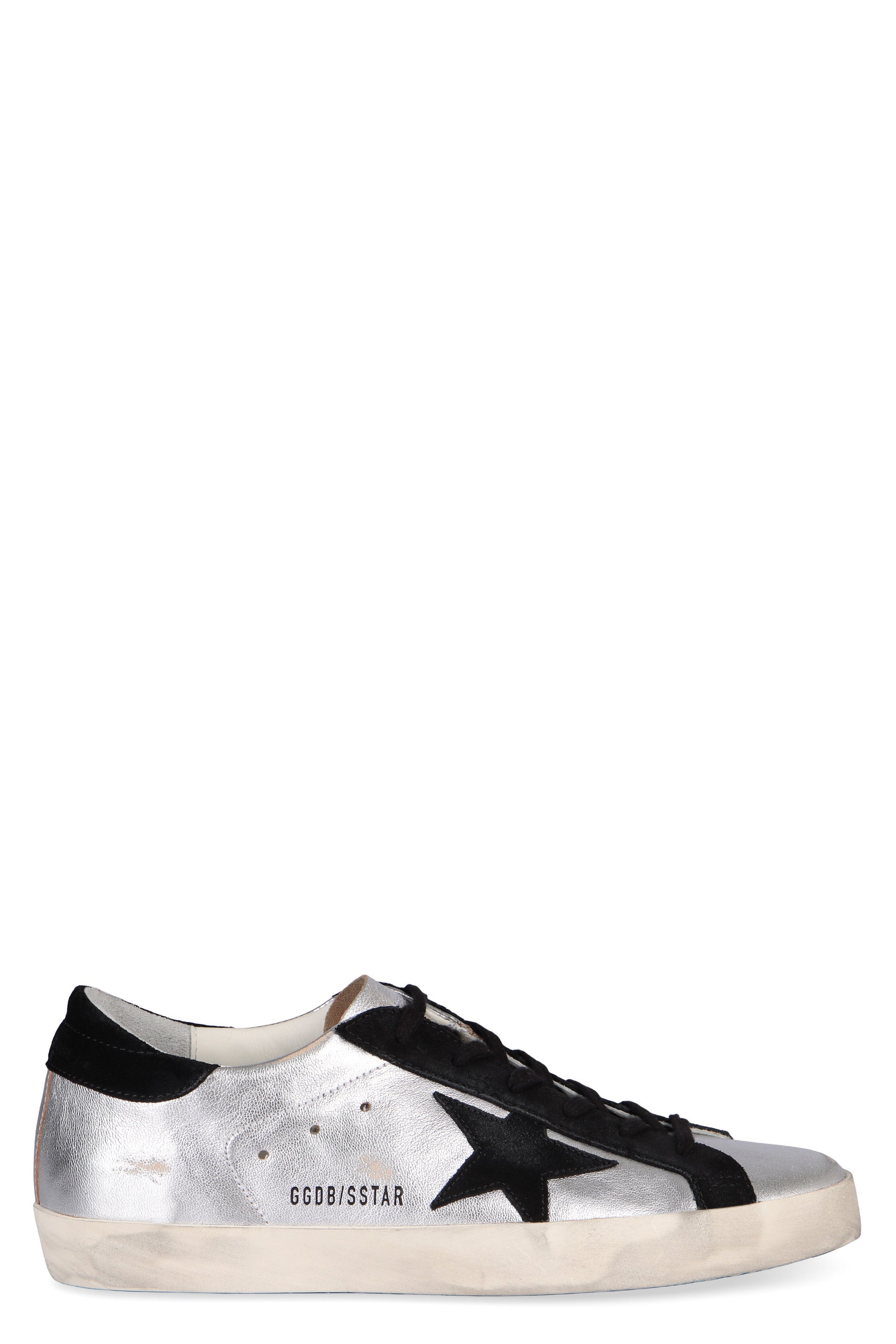 GOLDEN GOOSE Metallic Leather Low-Top Sneakers for Women