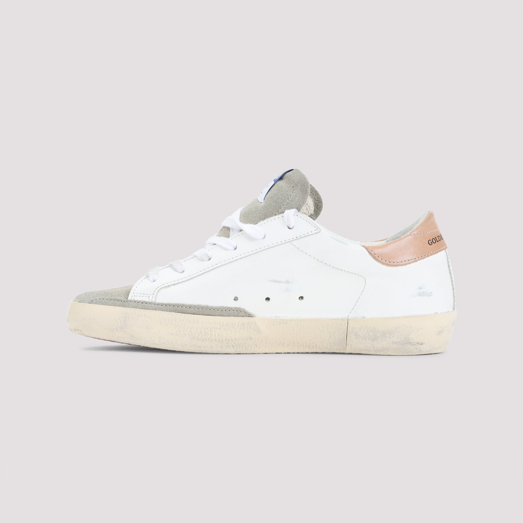 GOLDEN GOOSE Super-Star Leather Upper Sneakers for Women
