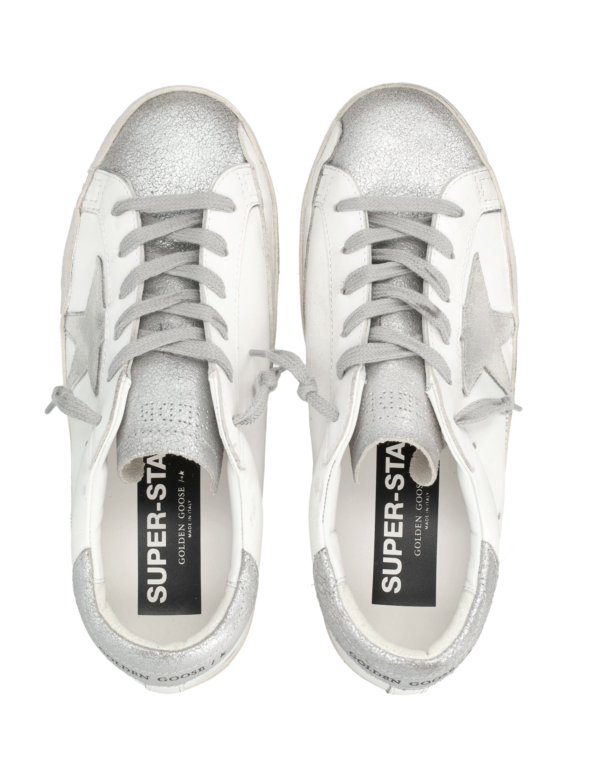 GOLDEN GOOSE Super-Star Leather Sneakers for Women