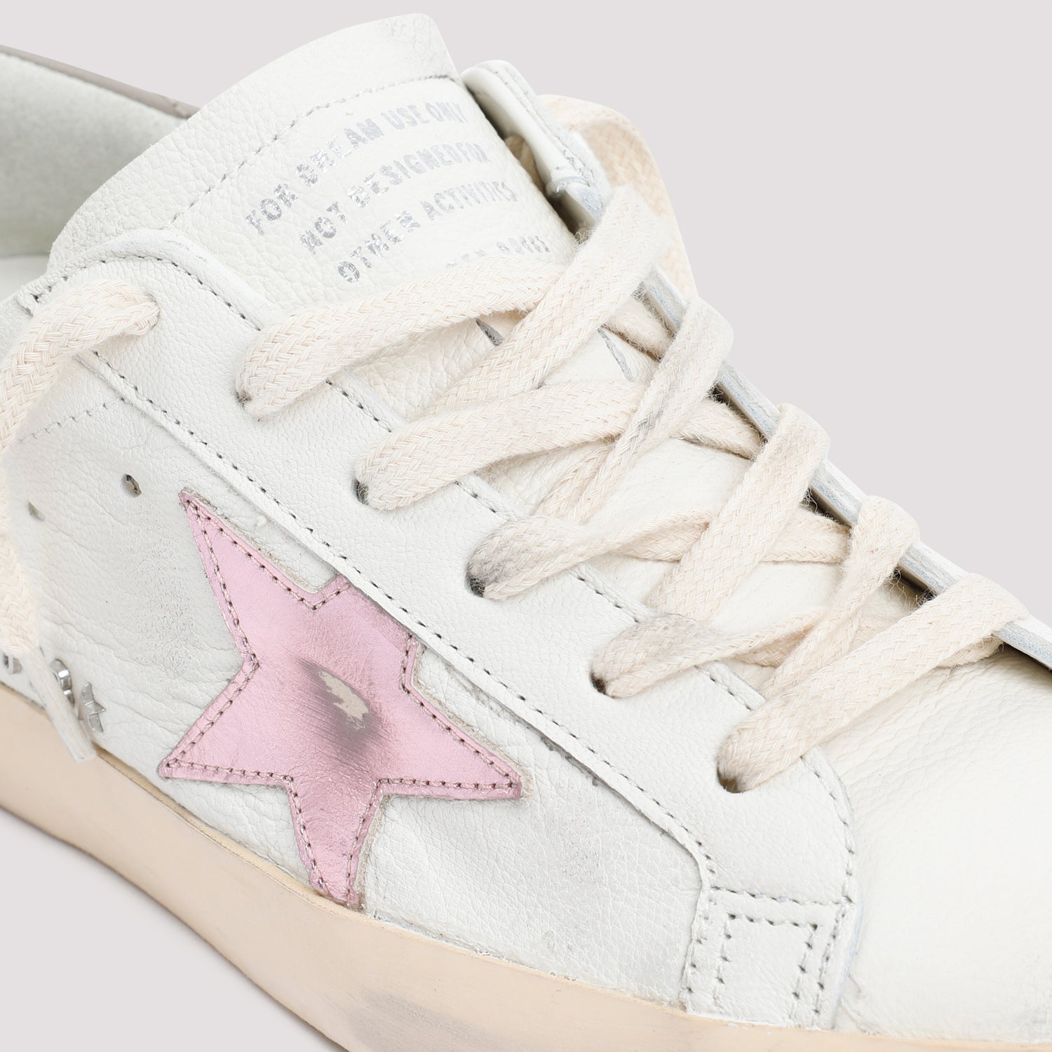 GOLDEN GOOSE Super-Star Women's Sneaker with Metallic Accents