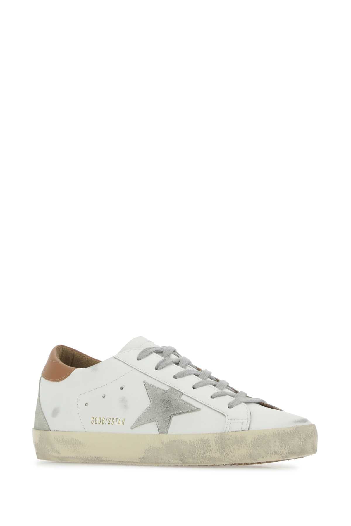 GOLDEN GOOSE Super-Star Leather Sneakers for Women