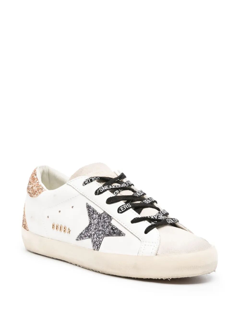 GOLDEN GOOSE Women's Mini Glitter Star Heel Sneakers