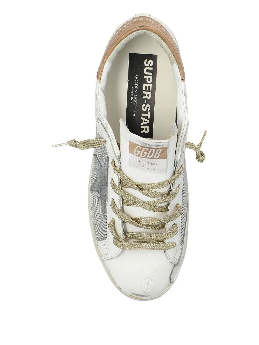 GOLDEN GOOSE Super Star Net and Leather Upper Sneakers - Women's