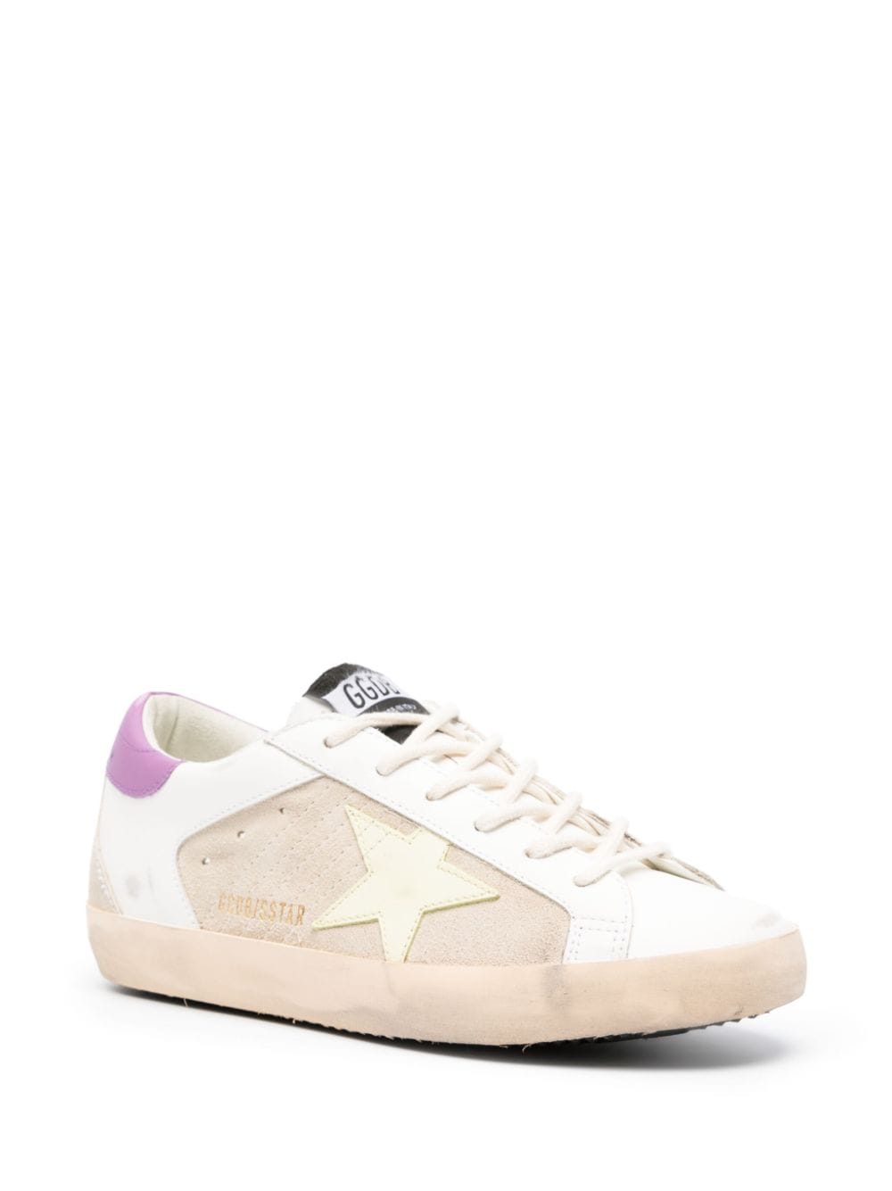 GOLDEN GOOSE Distressed Leather Superstar Low-Top Sneakers for Women