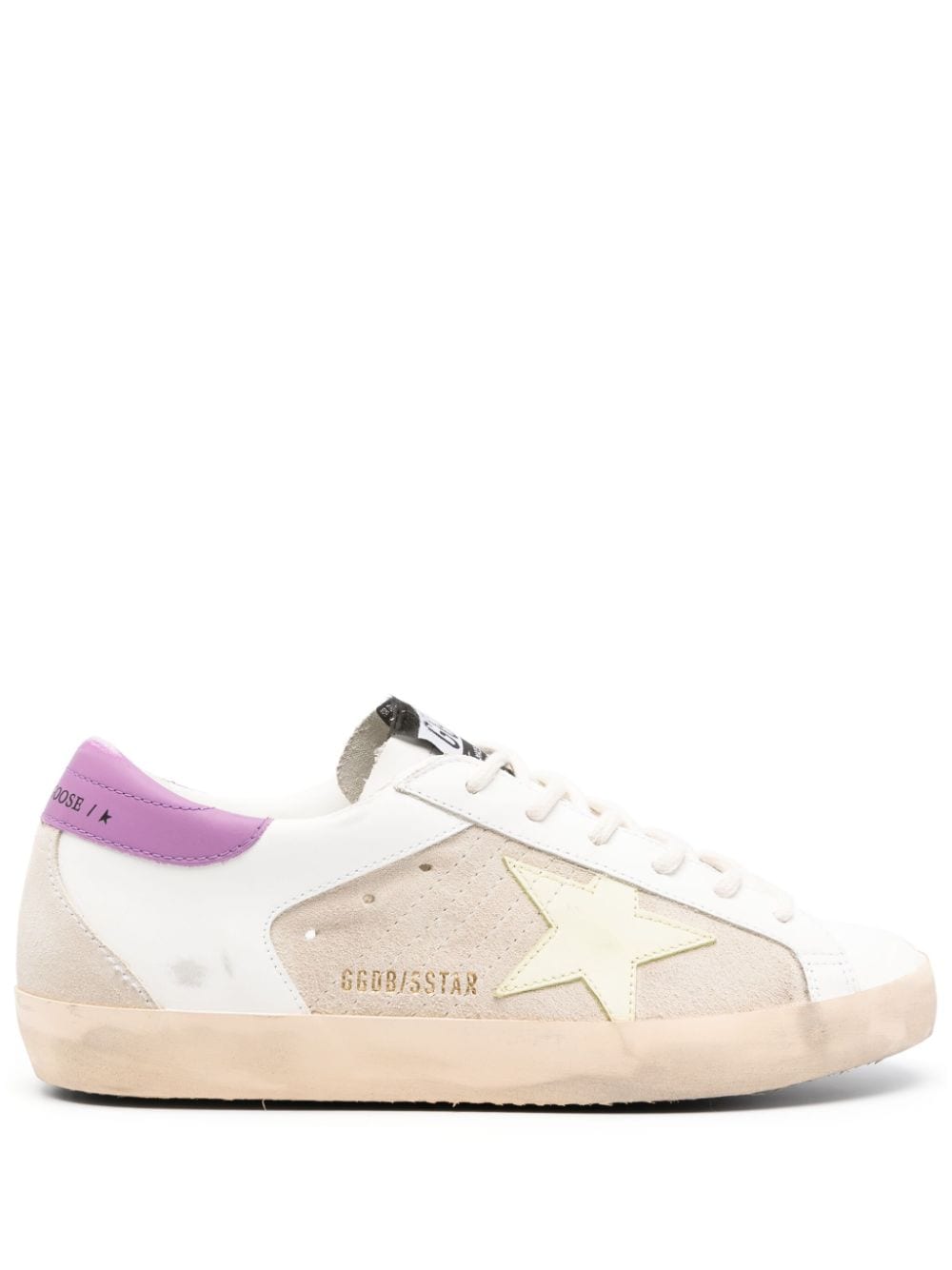 GOLDEN GOOSE Distressed Leather Superstar Low-Top Sneakers for Women