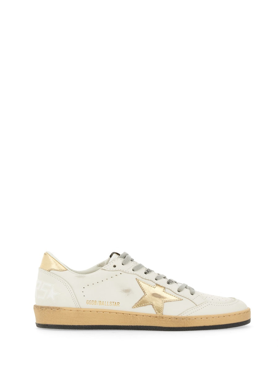 GOLDEN GOOSE Distressed Leather Star Sneakers for Women