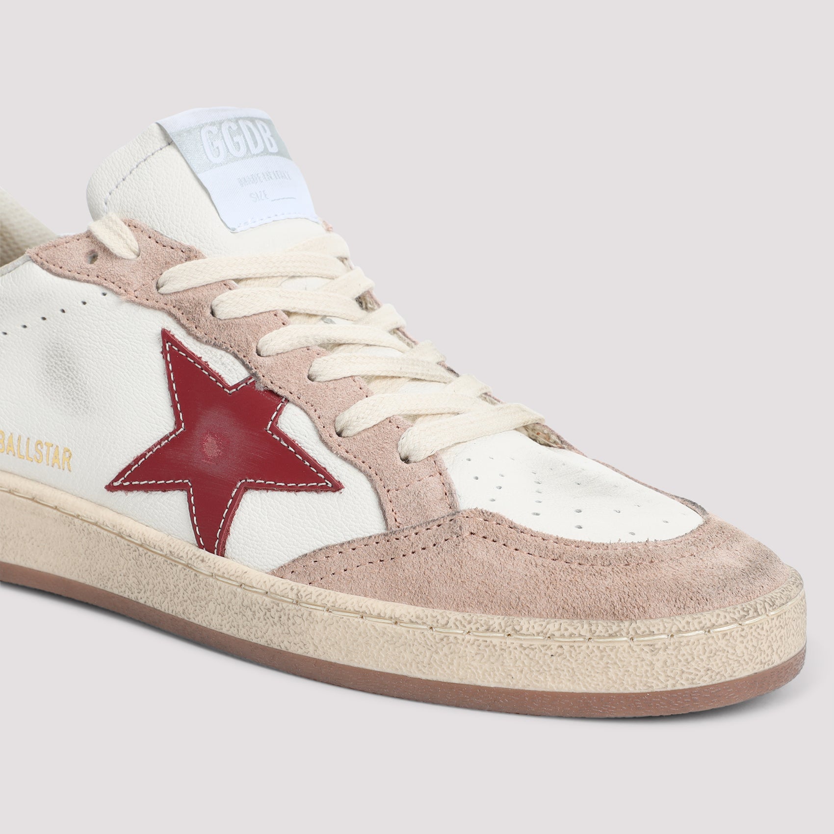 GOLDEN GOOSE Ballstar Nappa Upper and Spur Suede Sneakers for Women