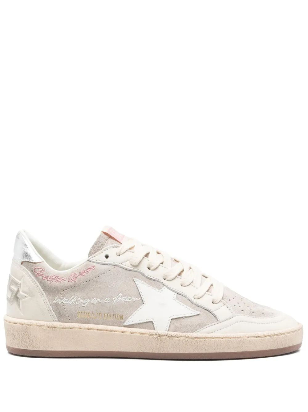 GOLDEN GOOSE Suede Upper Leather Toe Sneakers - Women's