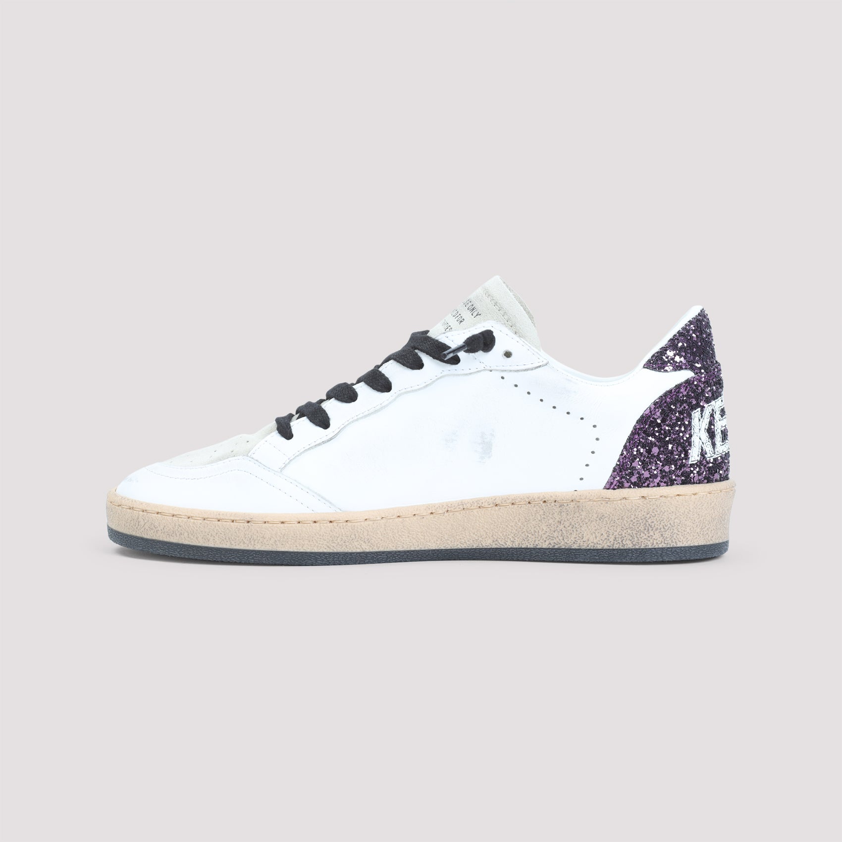 GOLDEN GOOSE Classic Leather Upper Sneakers with Suede Tongue