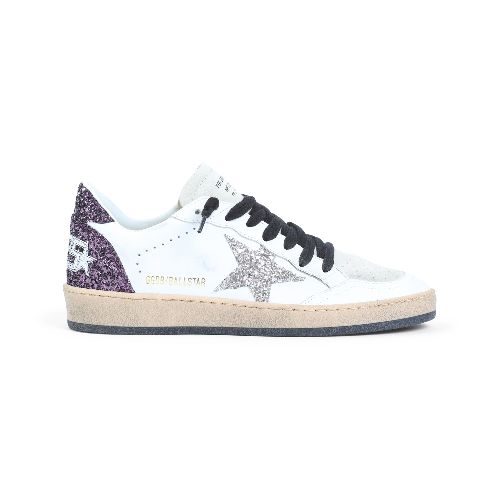 GOLDEN GOOSE Classic Leather Upper Sneakers with Suede Tongue