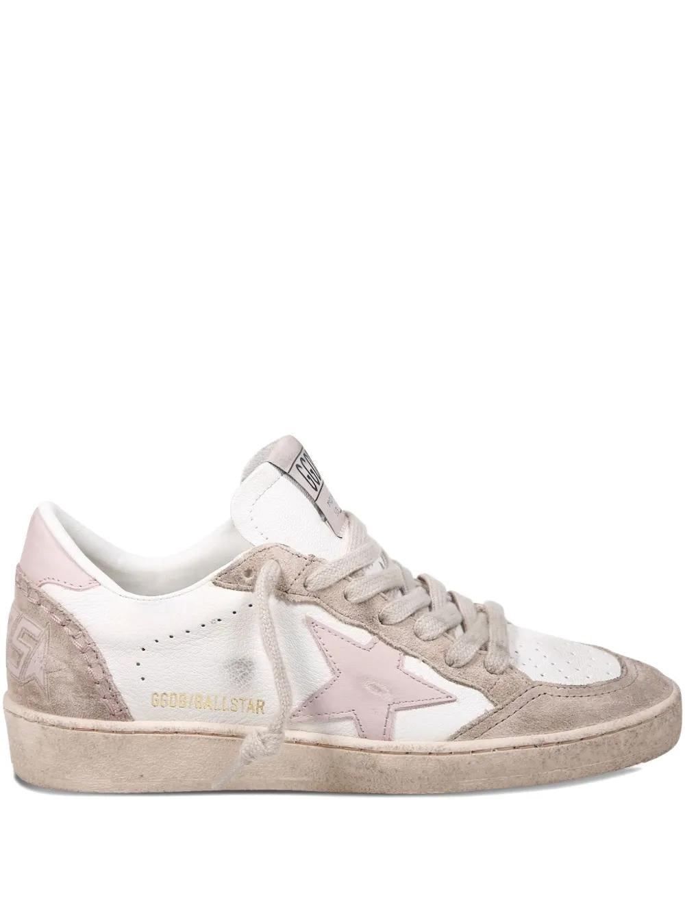 GOLDEN GOOSE Suede Panel Star Sneakers for Women