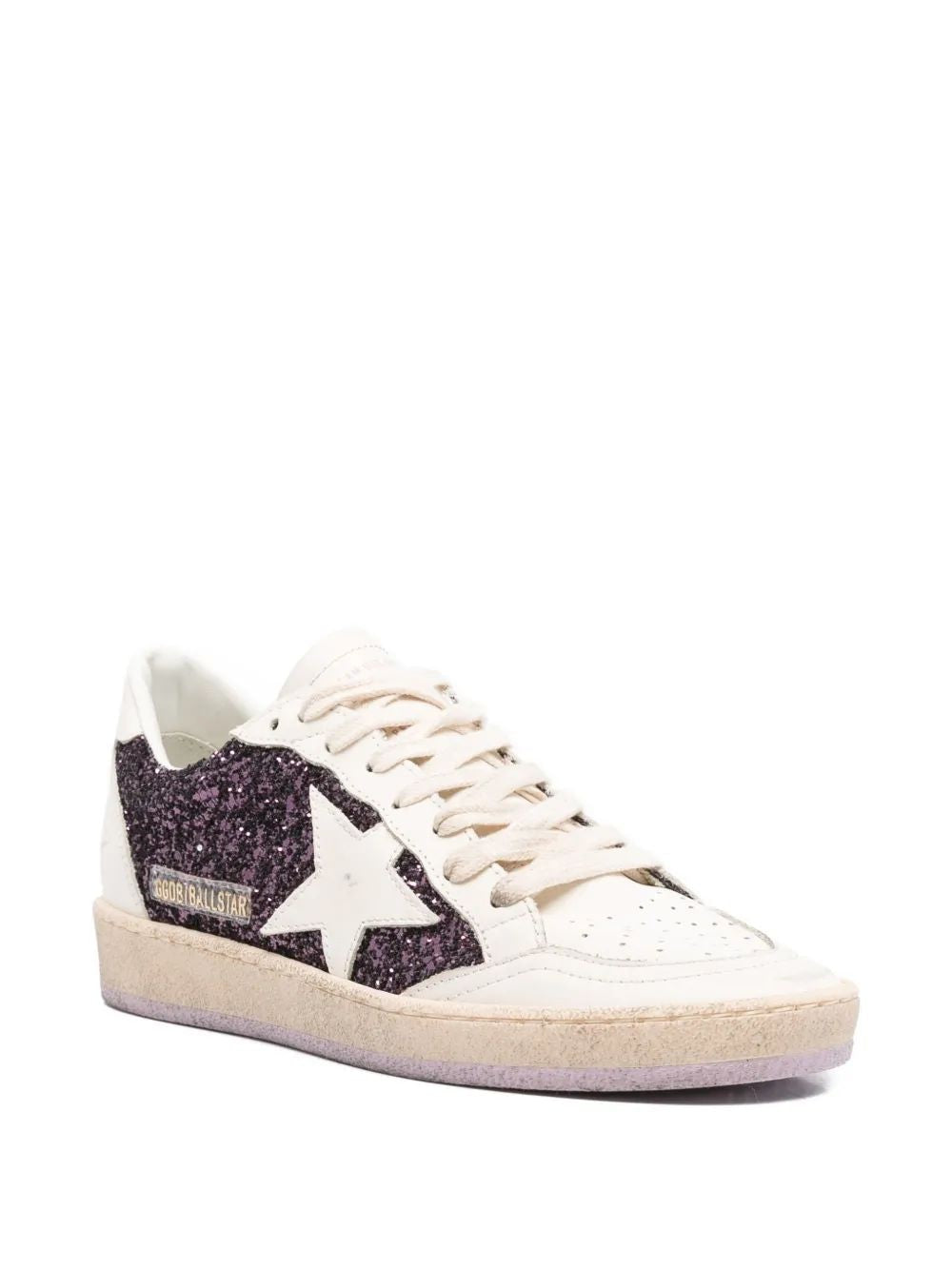 GOLDEN GOOSE Multicolor Fabric and Leather Ball Star Sneakers for Women