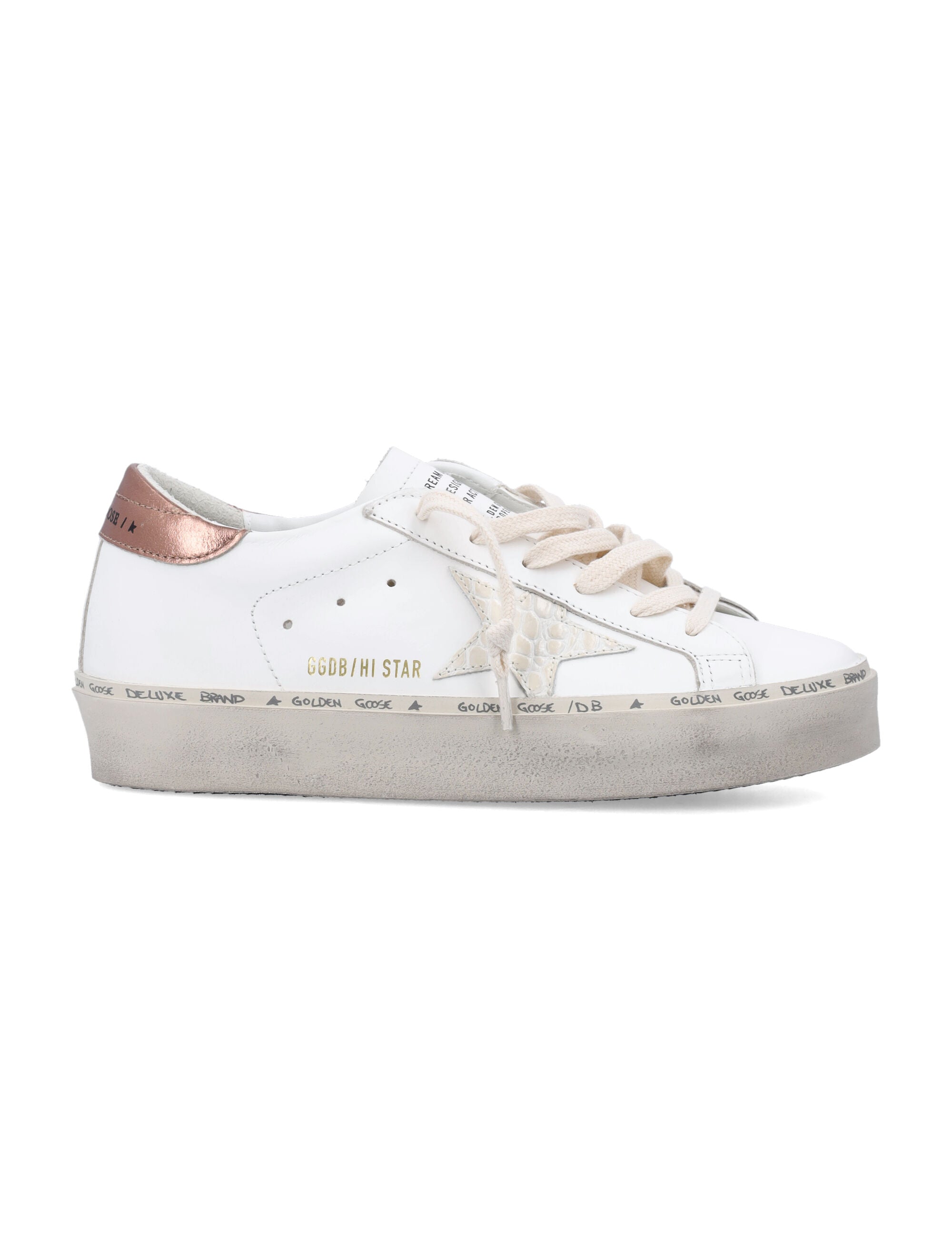 GOLDEN GOOSE Women’s Hi Star Distressed Sneakers