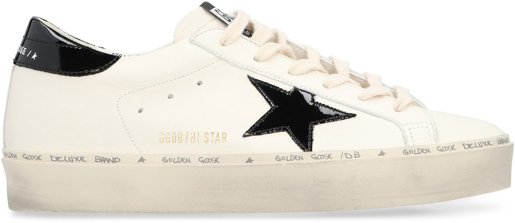 GOLDEN GOOSE Stylish Leather Low-Top Sneakers with Platform