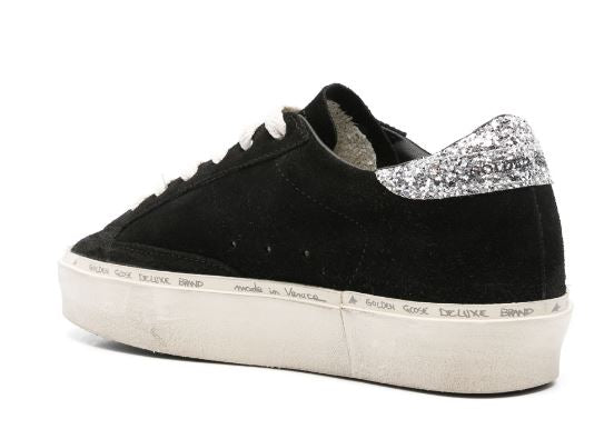 GOLDEN GOOSE High-Top Glitter Star Sneakers for Women