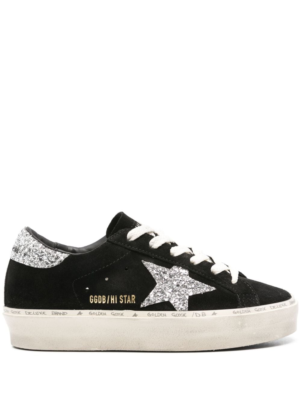 GOLDEN GOOSE Hi Star Suede Leather Sneakers for Women