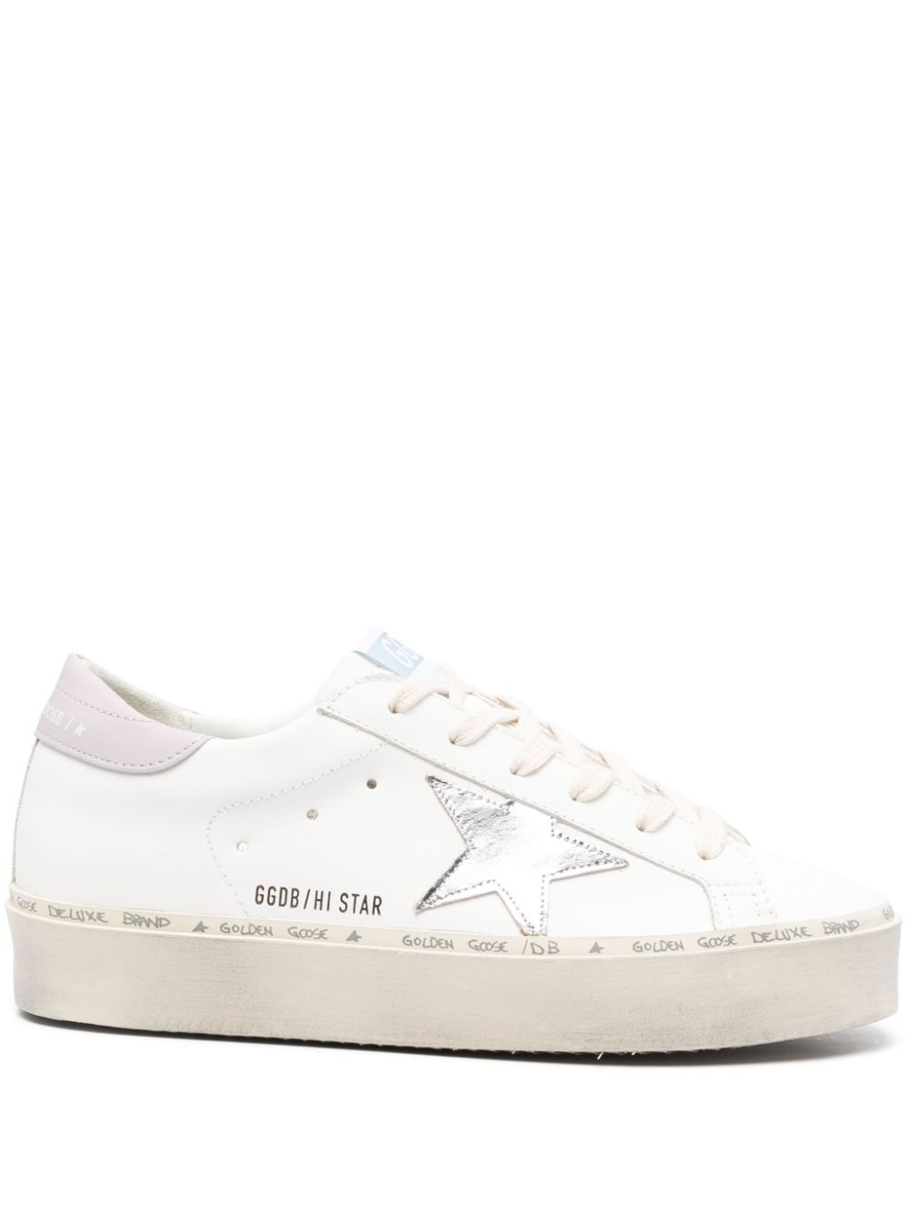 GOLDEN GOOSE Leather Hi Star Sneakers for Women