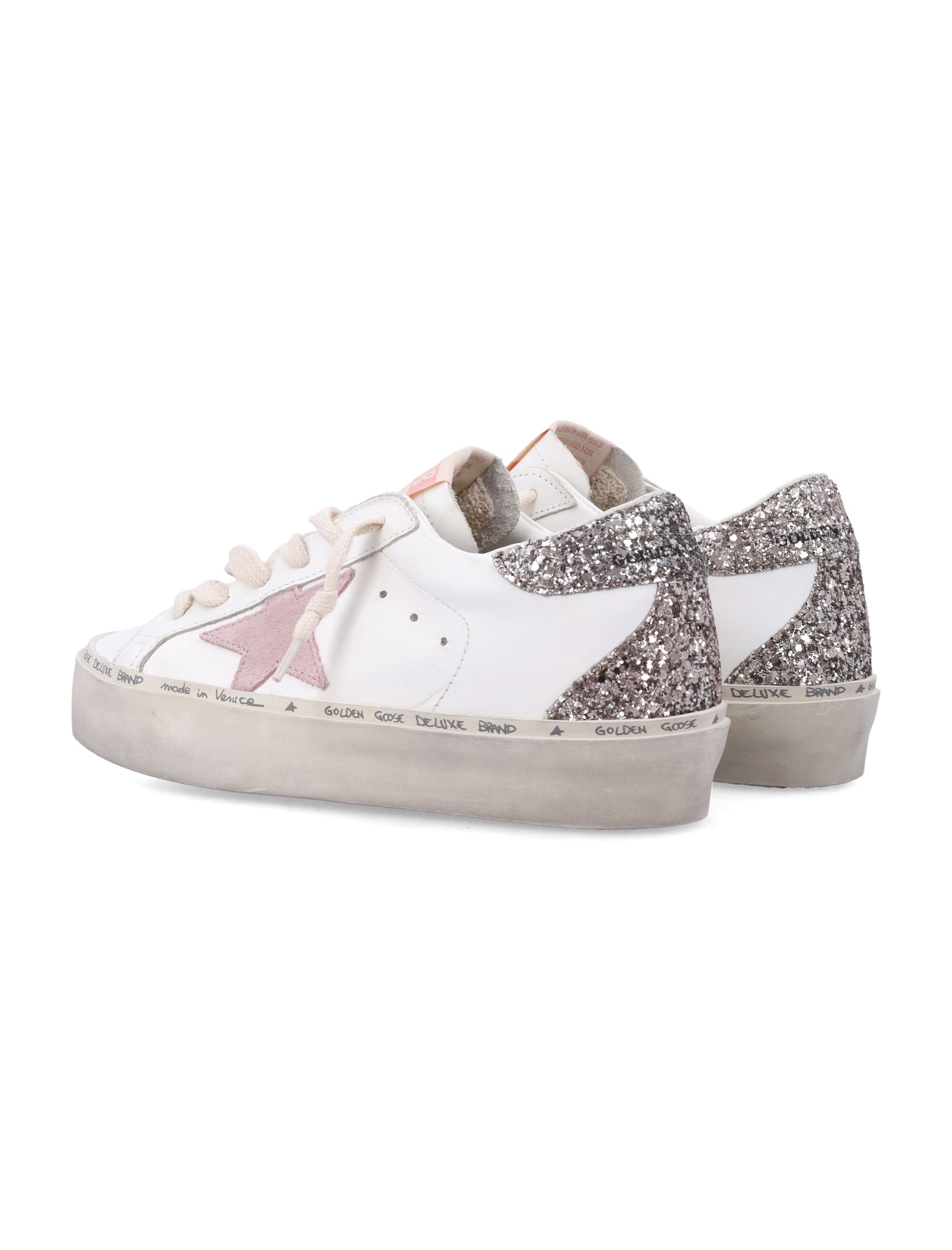 GOLDEN GOOSE Leather Hi Star Sneakers