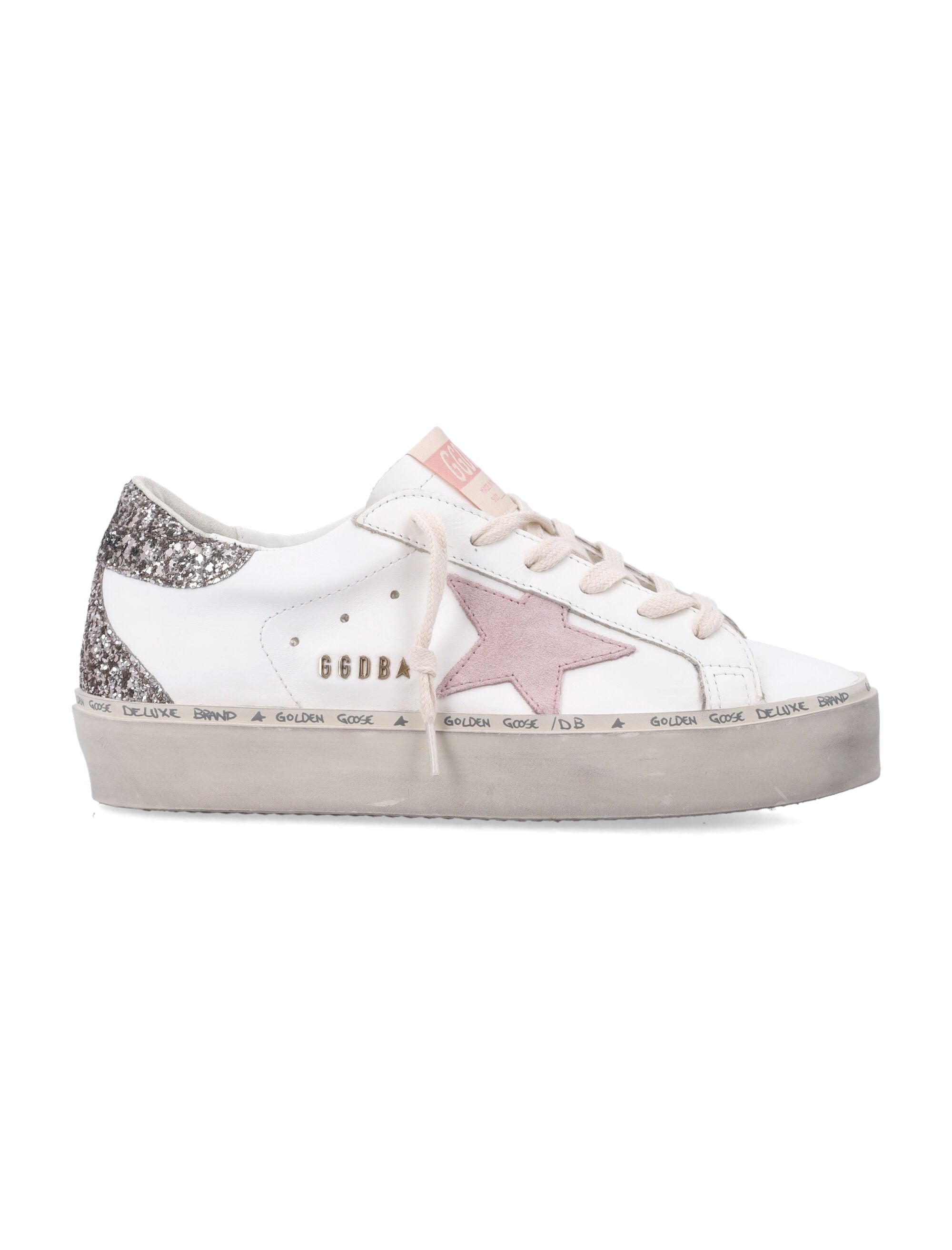 GOLDEN GOOSE Leather Hi Star Sneakers