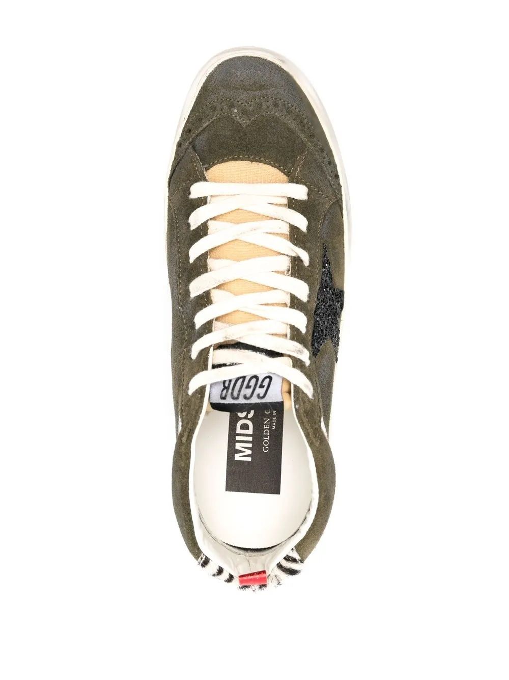 GOLDEN GOOSE Mid Star Suede Upper Foam Tongue Sneakers
