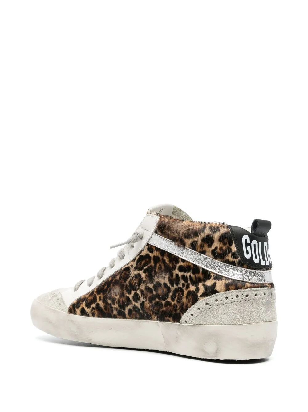 GOLDEN GOOSE Women's Mid Star Horsy Upper Suede Sneakers
