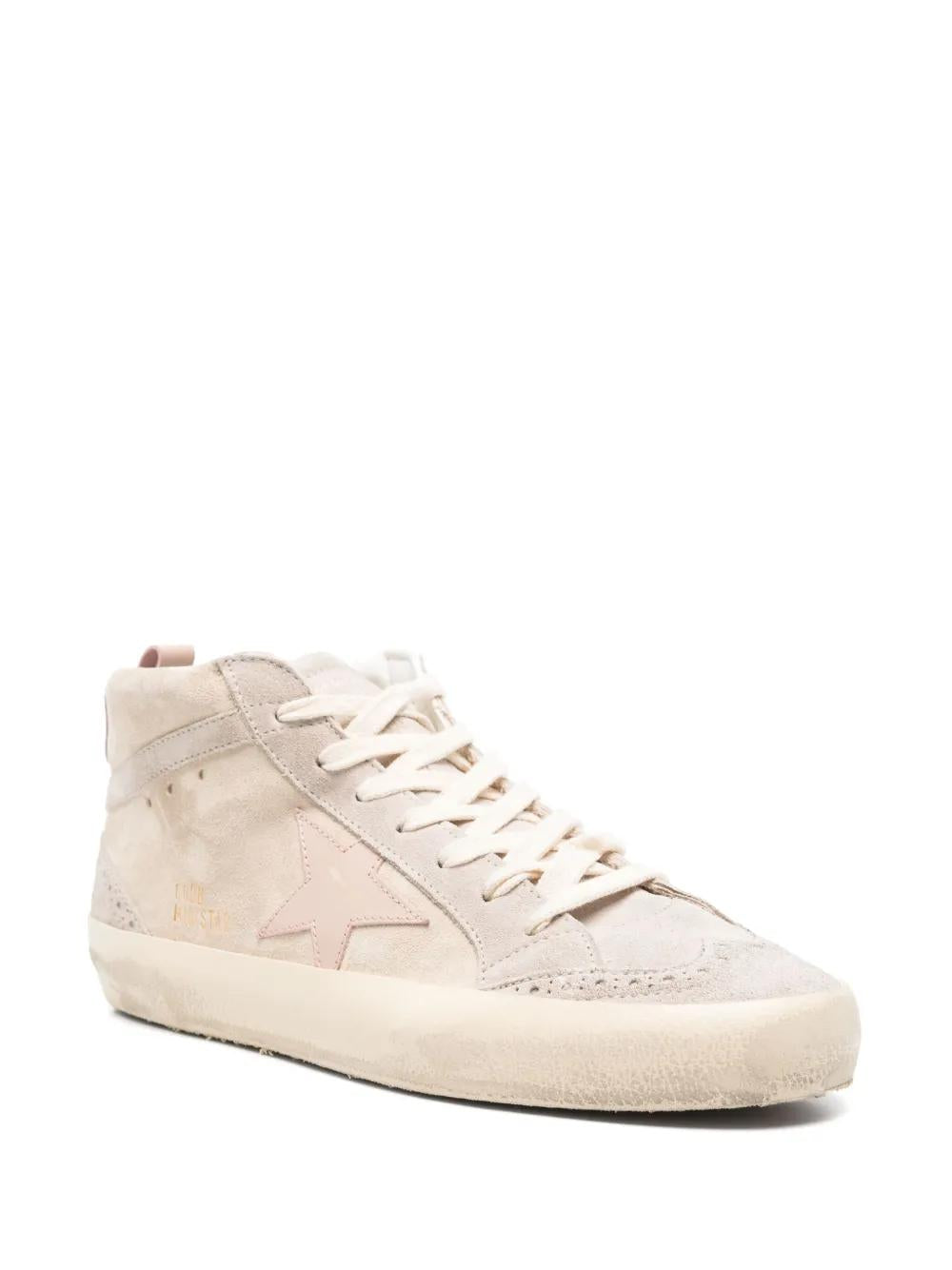 GOLDEN GOOSE Mid Star Suede High-Top Sneakers