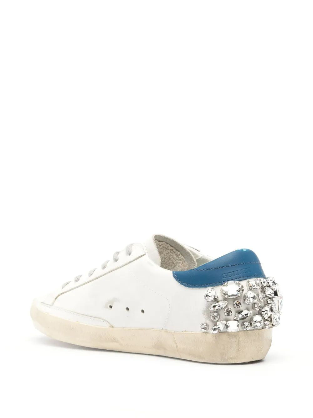 GOLDEN GOOSE Super-Star Leather Upper and Heel Sneakers for Women