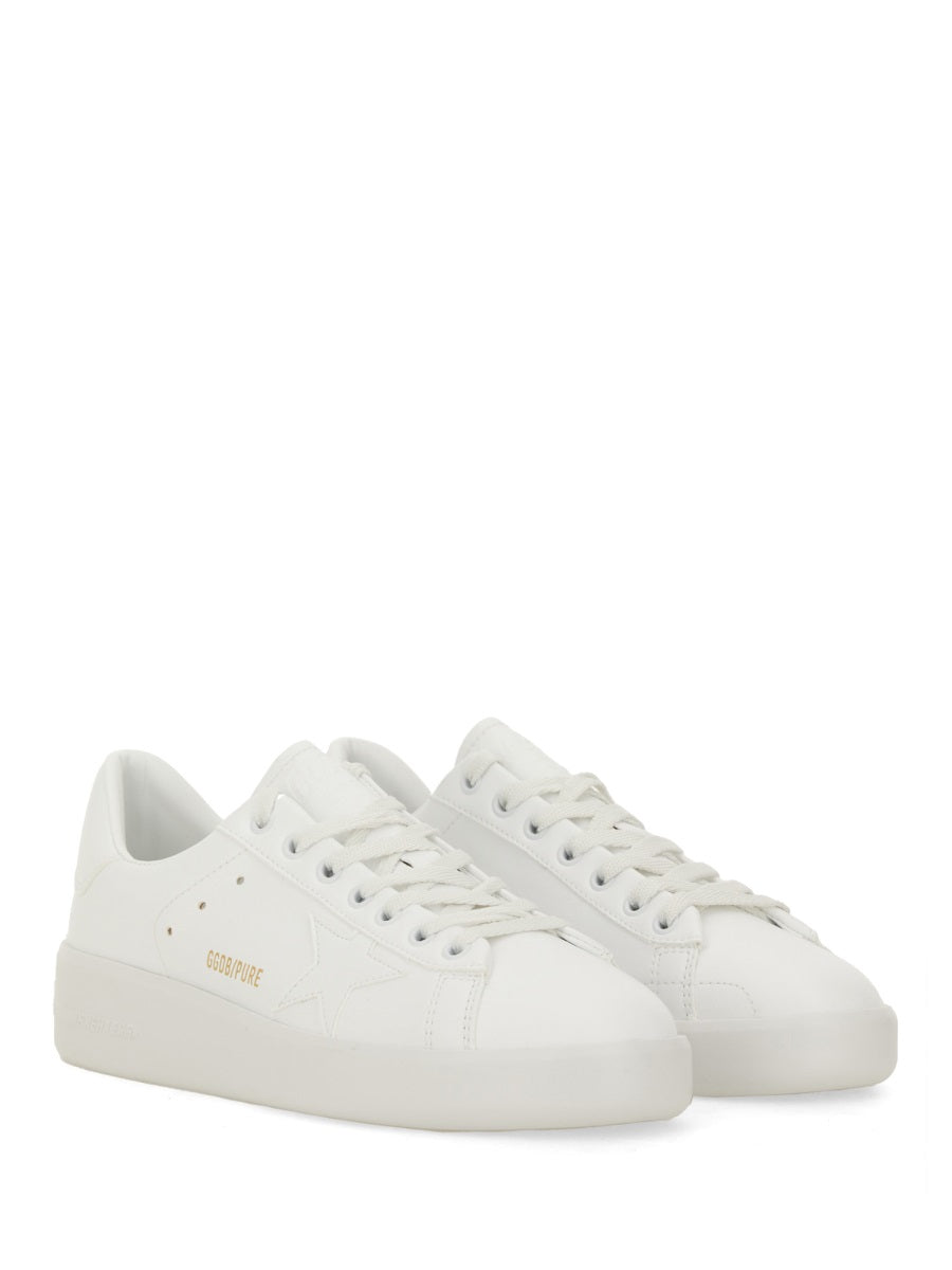 GOLDEN GOOSE Sneaker Purestar with Logo - 3 cm Sole Height