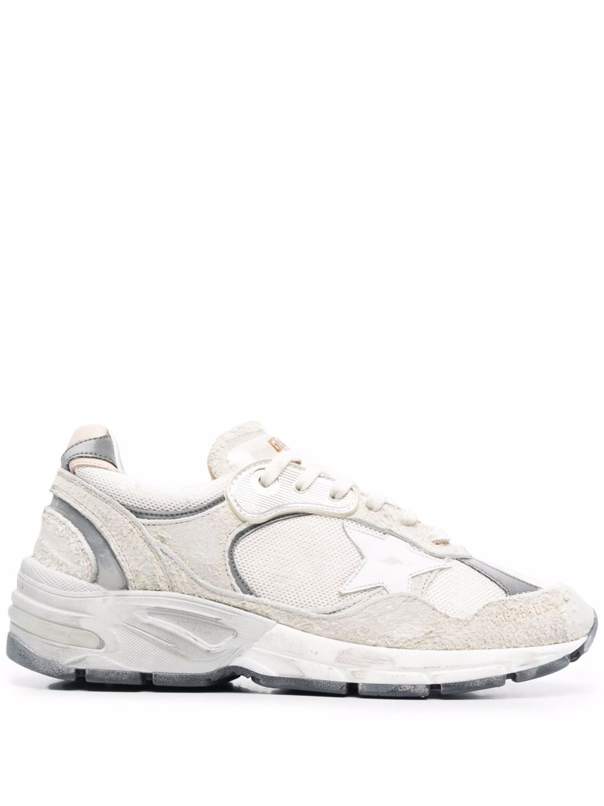 GOLDEN GOOSE Running Dad Sneakers with Suede and Leather Accents