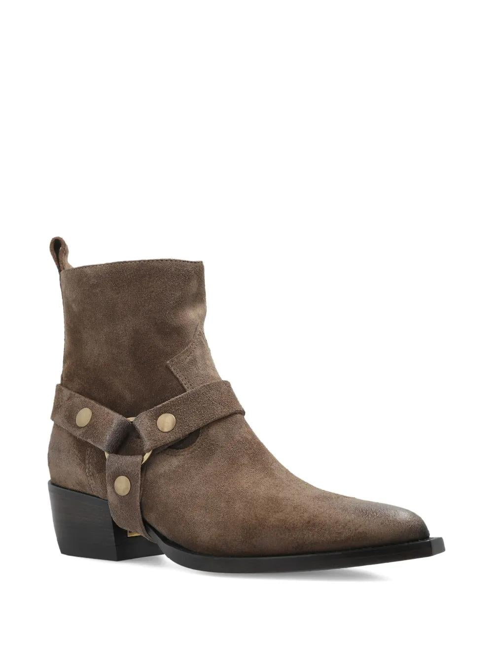 GOLDEN GOOSE Suede Cowboy Boots for Women