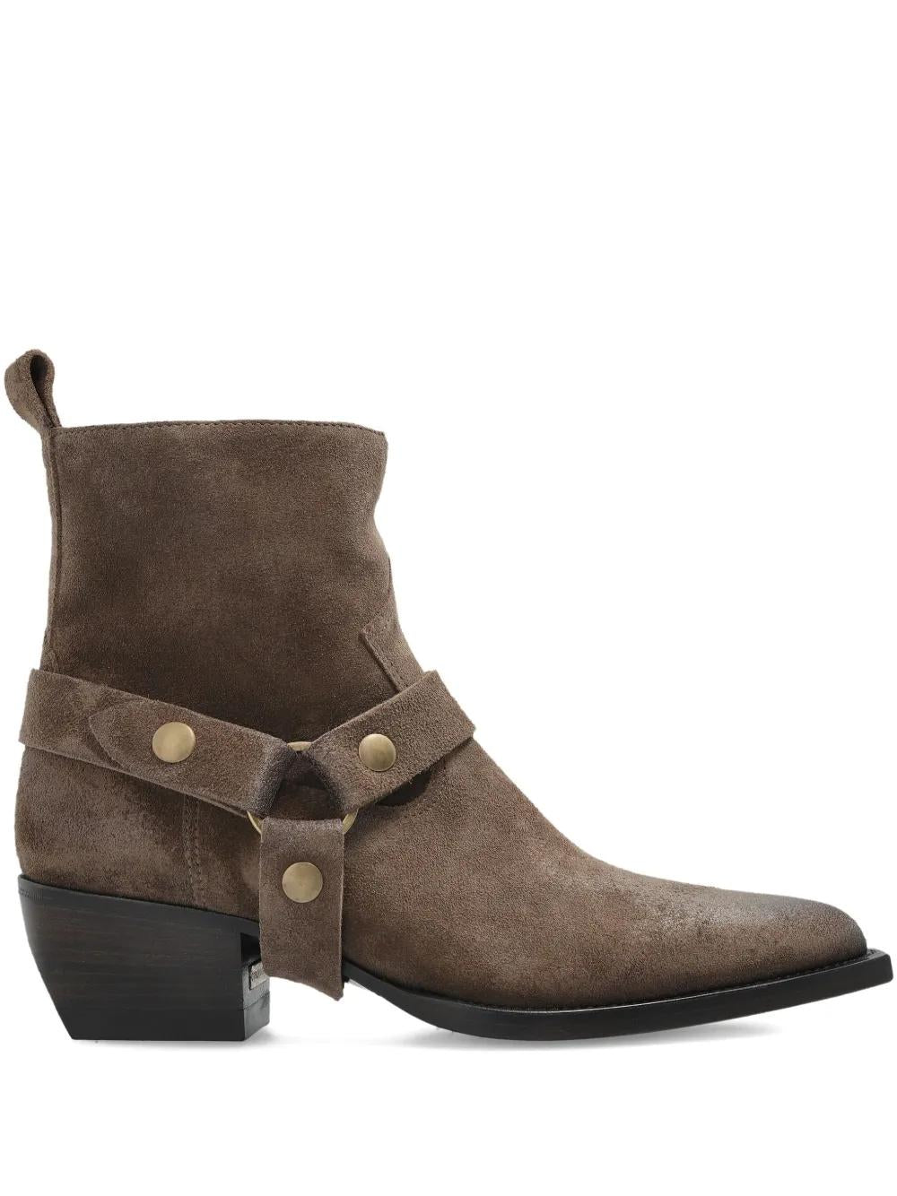 GOLDEN GOOSE Suede Cowboy Boots for Women