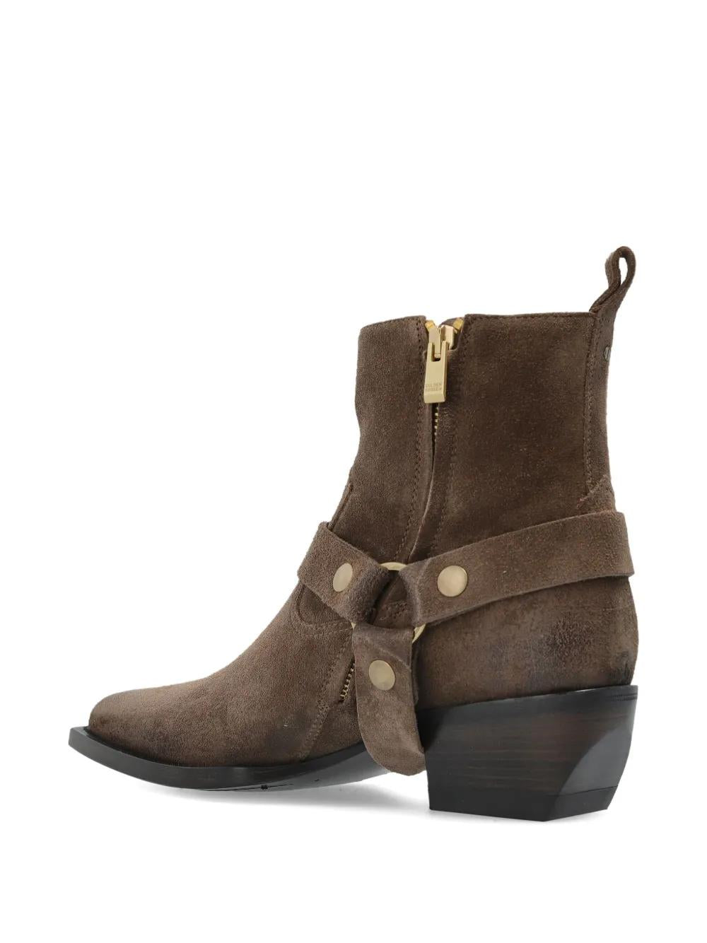 GOLDEN GOOSE Suede Cowboy Boots for Women