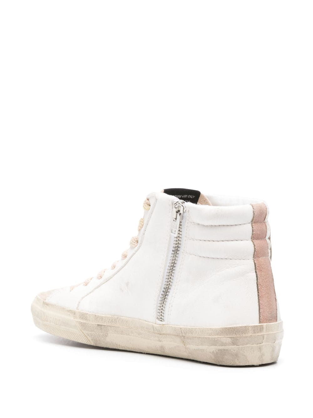 GOLDEN GOOSE High-Top Distressed Slide Sneakers for Women