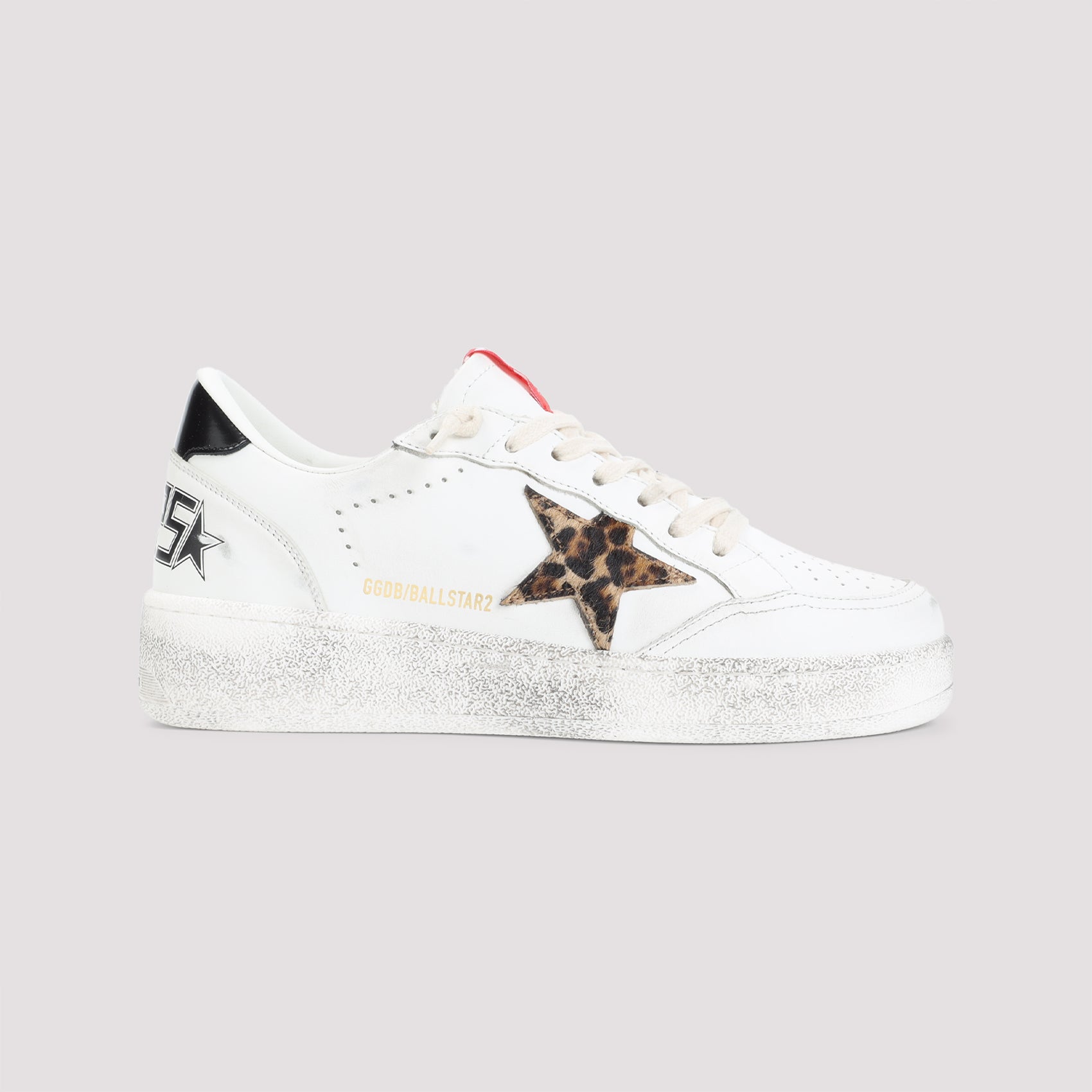 GOLDEN GOOSE Leopard Print Star Sneakers for Women